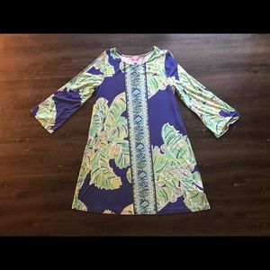 [Lilly Pulitzer] Blue & Green Dress